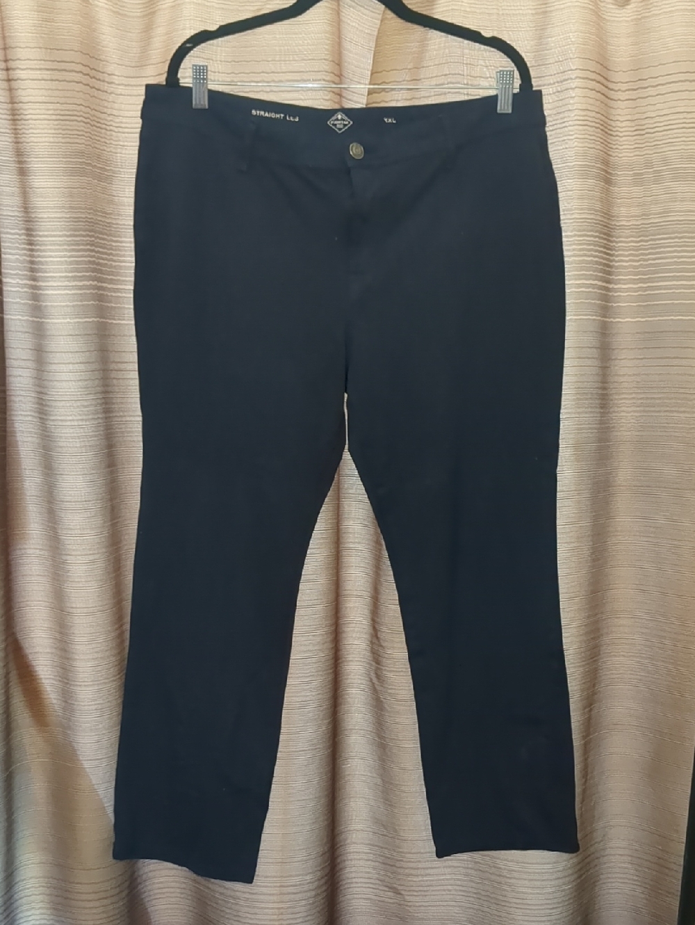 St. John's Bay Navy Straight-Leg Pants